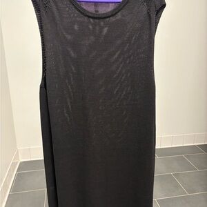 Tart Black Midi Dress